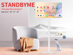 ২৭ ইঞ্চি অ্যান্ড্রয়েড টাচ স্ক্রিন পোর্টেবল টিভি ২ কে স্মার্ট মোবাইল ডিসপ্লে ৫ বা ৯ ঘন্টা ব্যাটারি সহ