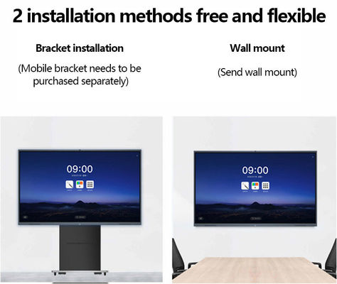 65 75 86 ইঞ্চি ইন্টারেক্টিভ ফ্ল্যাট প্যানেল প্রদর্শন