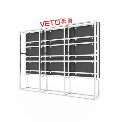Narrow Bezel LCD Video Wall Vivid Image Layout Full HD LCD Panel Easy Installation